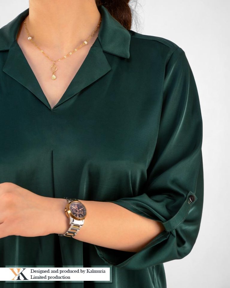 شومیز ساتن اوور کد KBL0002