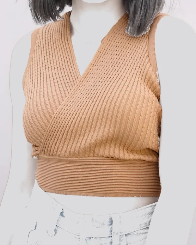 تاپ زنانه مدل ضربدری کدKCR0017