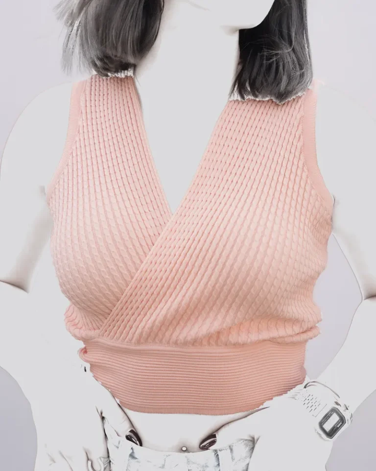 تاپ زنانه مدل ضربدری کدKCR0017
