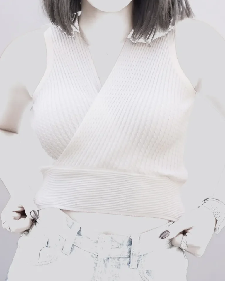 تاپ زنانه مدل ضربدری کدKCR0017
